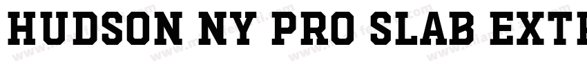 Hudson NY Pro Slab Extra Light字体转换